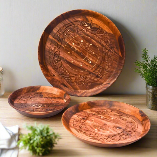 Wooden Rustic Platter