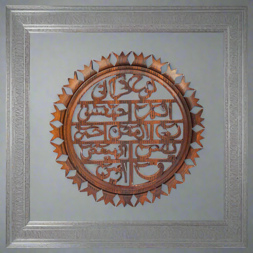 Lohe Qurani Islamic Wood Wall Art