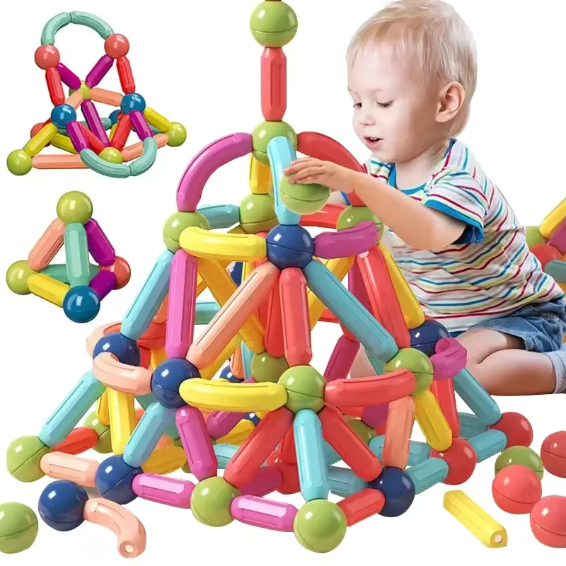 Magnetic Sticks and Balls Building Blocks Educational Toys for Kids