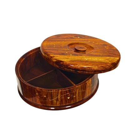 Wooden Dry Fruit Pot