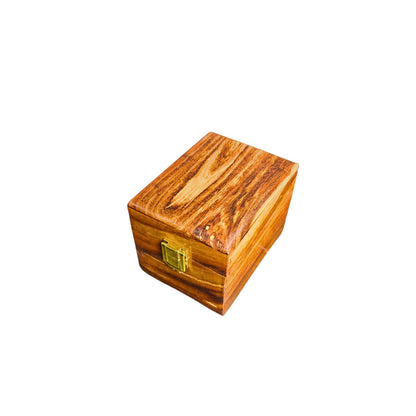 Wooden Watch Box ( 1 Portion ) With Solid Lid In Pure Shesham Wood