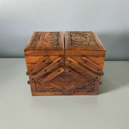 Wooden Jewelry Singhar Box