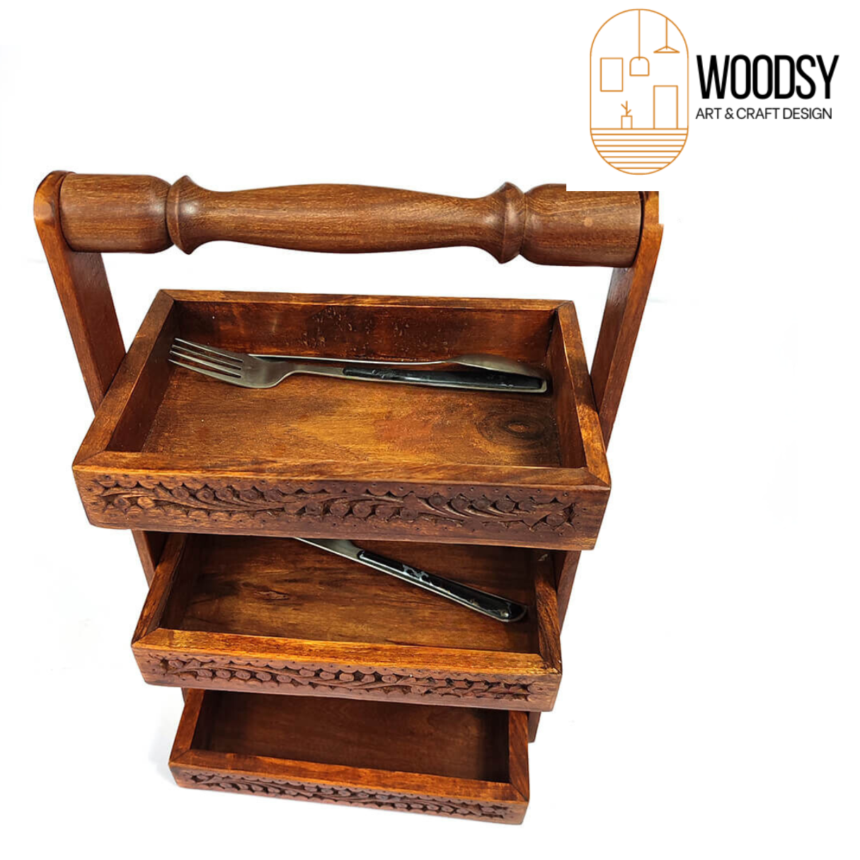 Wooden Spoon ( Chamach ) Stand