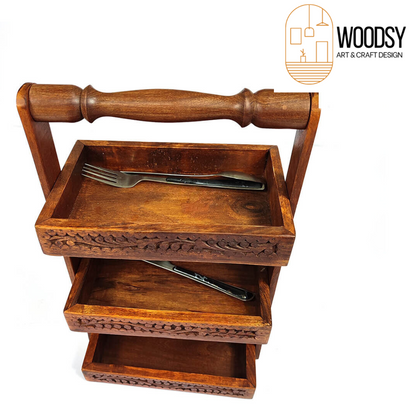 Wooden Spoon ( Chamach ) Stand