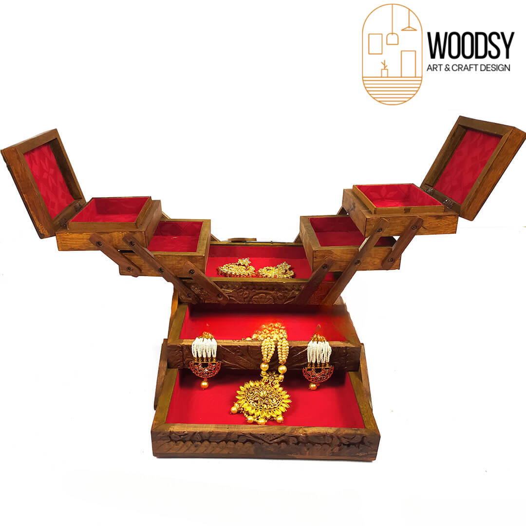 Wooden Jewelry Singhar Box