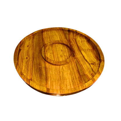 Wooden Dry Fruit Tray- In Circle Shape