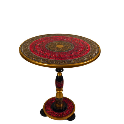 Royal Red Lacquer Art-Coffee Table