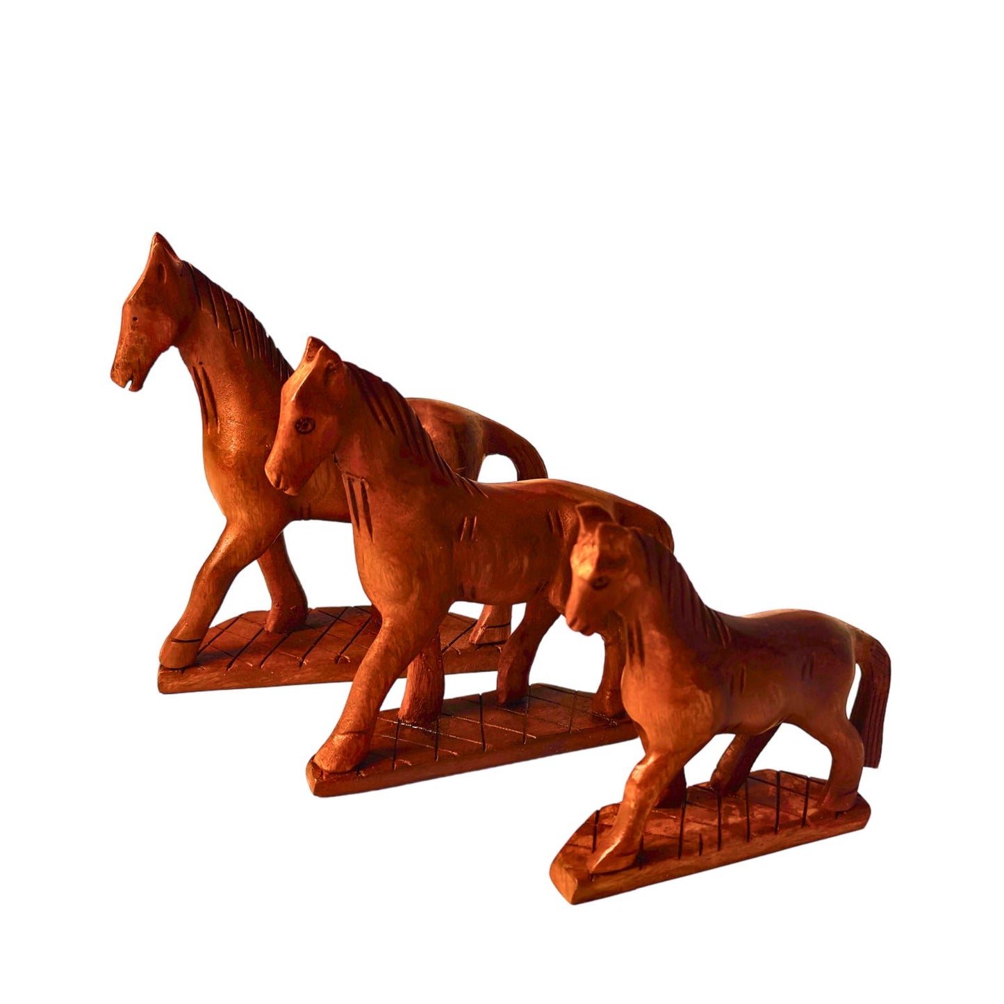 Wooden Handmade Toy ( HORSE) SET OF 3 | Premium Quality