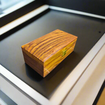 Wooden Watch Box (3 Portion ) With Solid Lid In Pure Shesham Wood