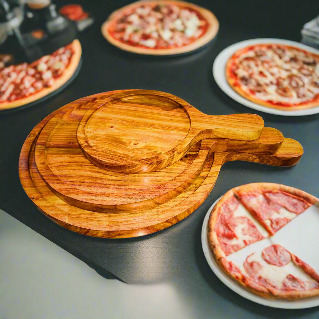 Pizza Pan Set of 3 - Small, Medium, Large Size