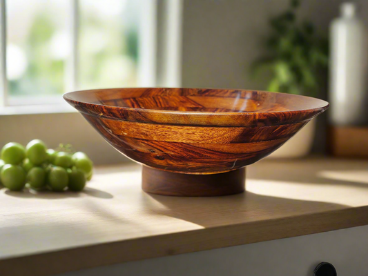 Wooden handmaded Bowl 12"