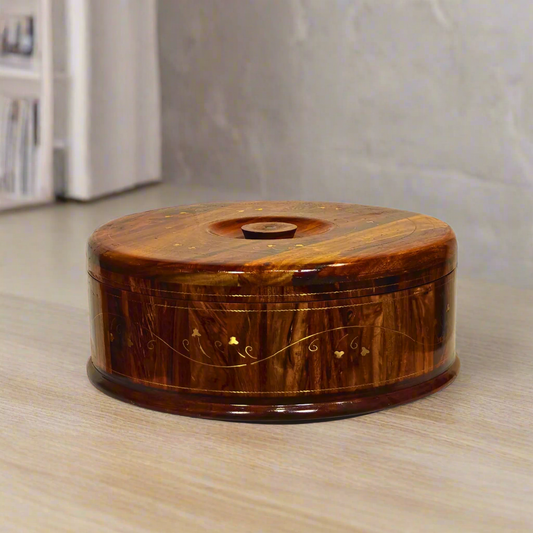 Wooden Dry Fruit Pot