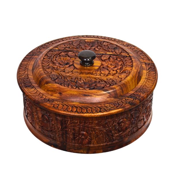 Wooden craving design Hotpot Standard Size 12 Inches